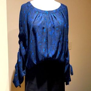 Banana republik snake print blouse